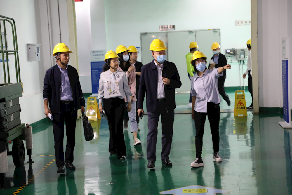 省发展研究中心生态文明研究处到水控集团排水公司调研